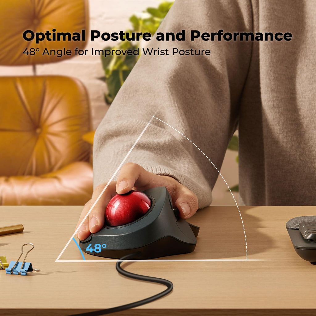 Ergonomic Trackball Mouse L530