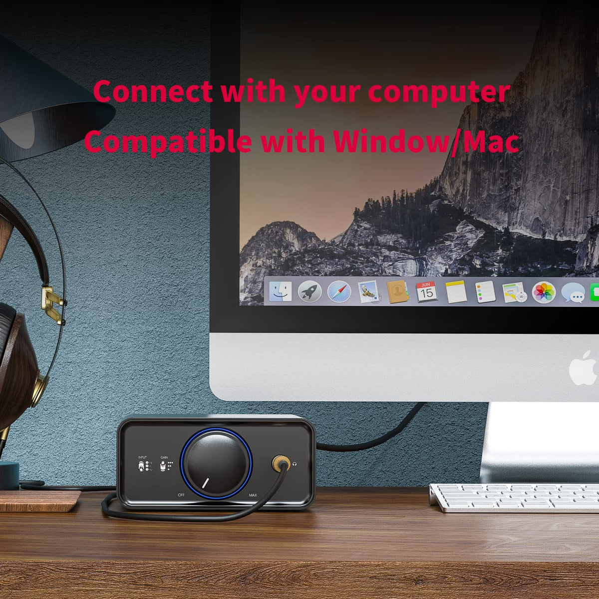 Portable Desktop Stereo Headphone Amplifier DAC T596