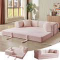 Pink 81 Inch Convertible Folding Sofa Bed F2432