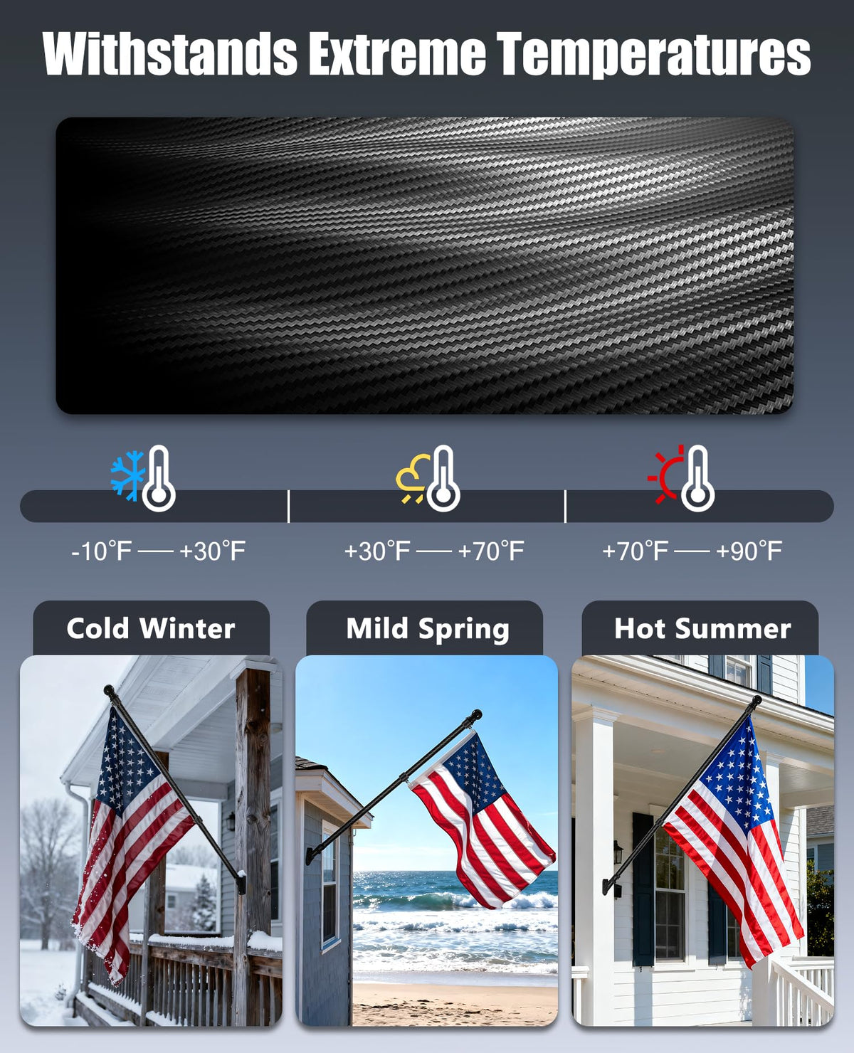 Carbon Fiber Flag Pole P506
