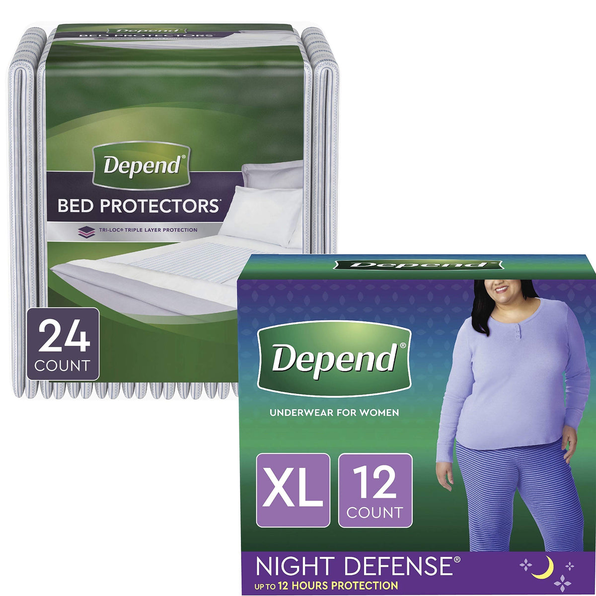Blush XL Incontinence Underwear and Disposable Bed Pads M698