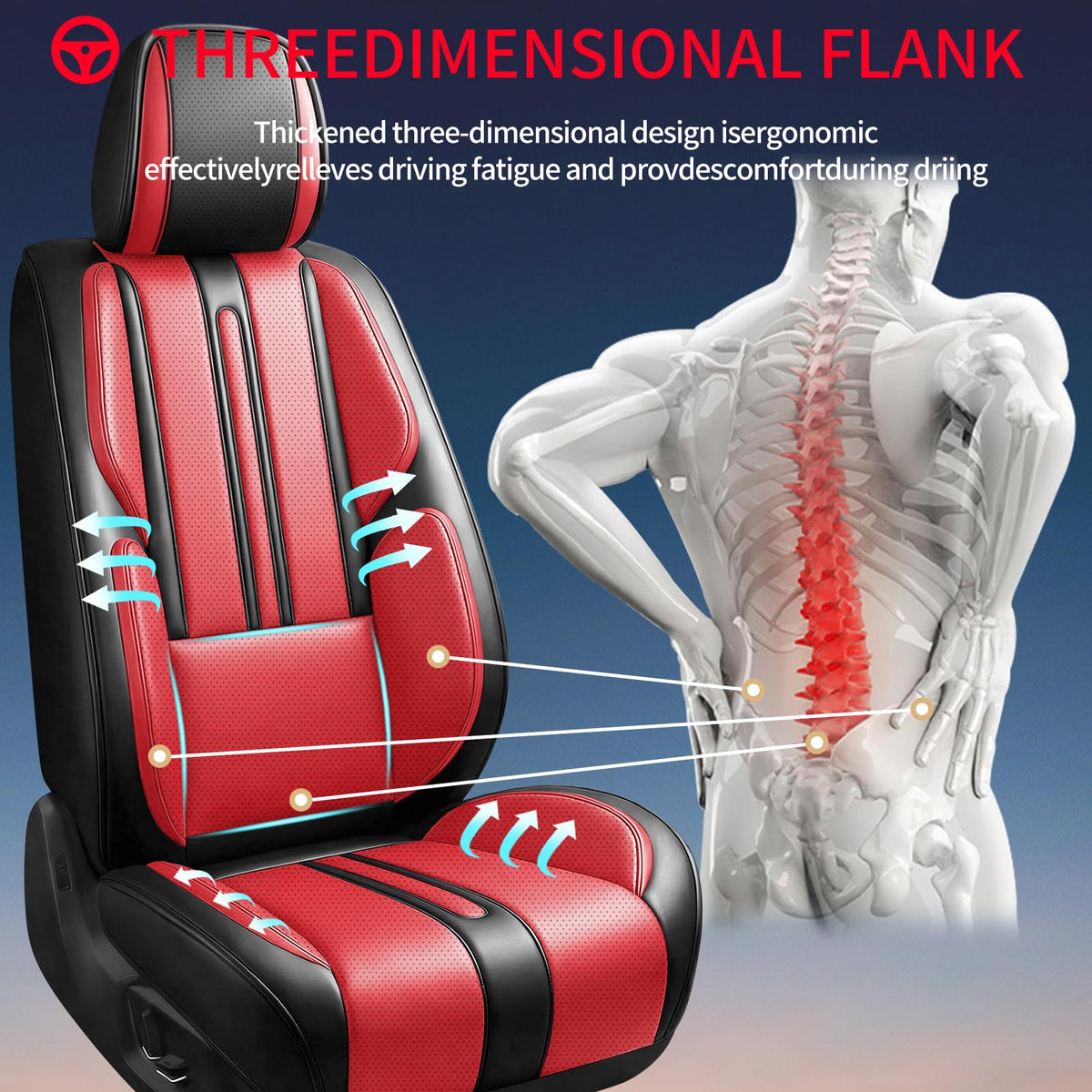 Car Seat Covers Full Set 5 Seat P55535