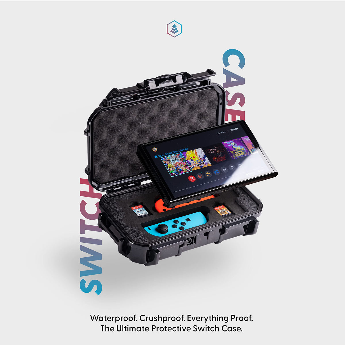 Waterproof Protective Hard Case Compatible with Nintendo Switch and OLED Model T523677