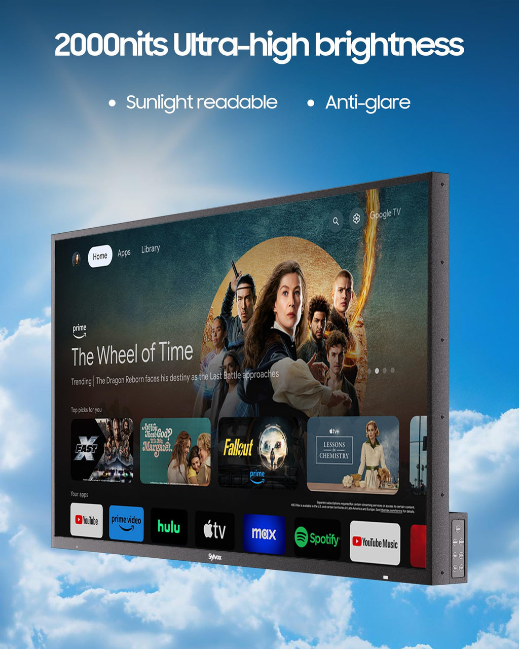 55 inch 2000 Nit 4K IP56 Waterproof Outdoor TV G31890