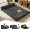 6 inch Tri-Folding Full Size Grey Mattress Y4109