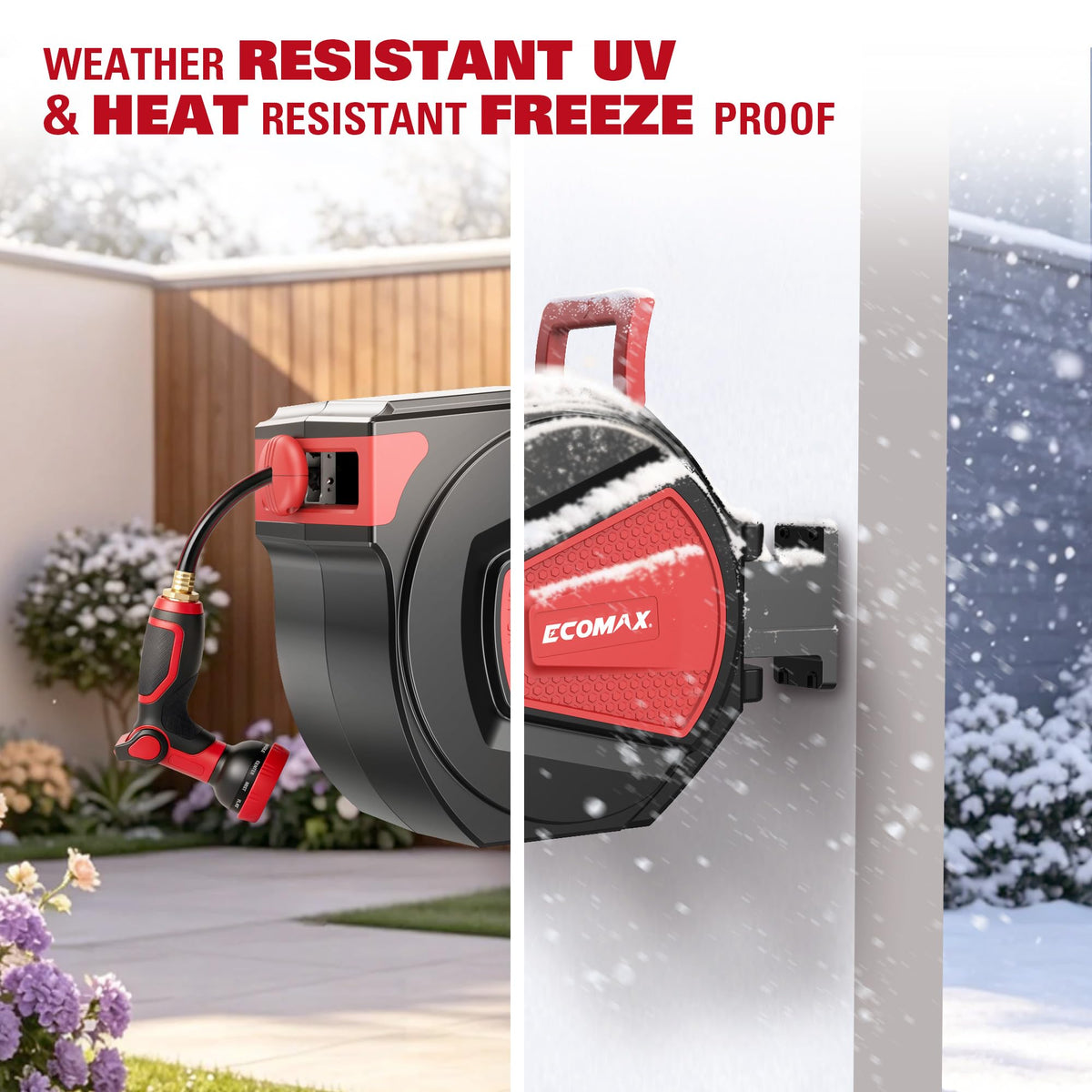 Retractable Garden Hose Reel 1/2" x 100 ft G4483