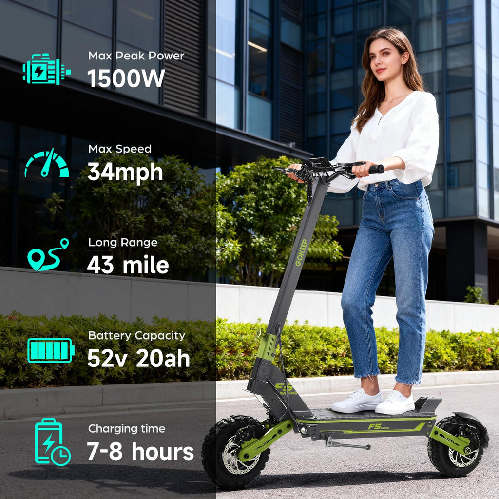 1500W 52V 20ah Electric Scooter J10381