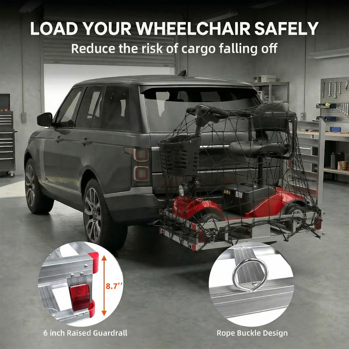 Hitch Cargo Carrier with Ramp U979793