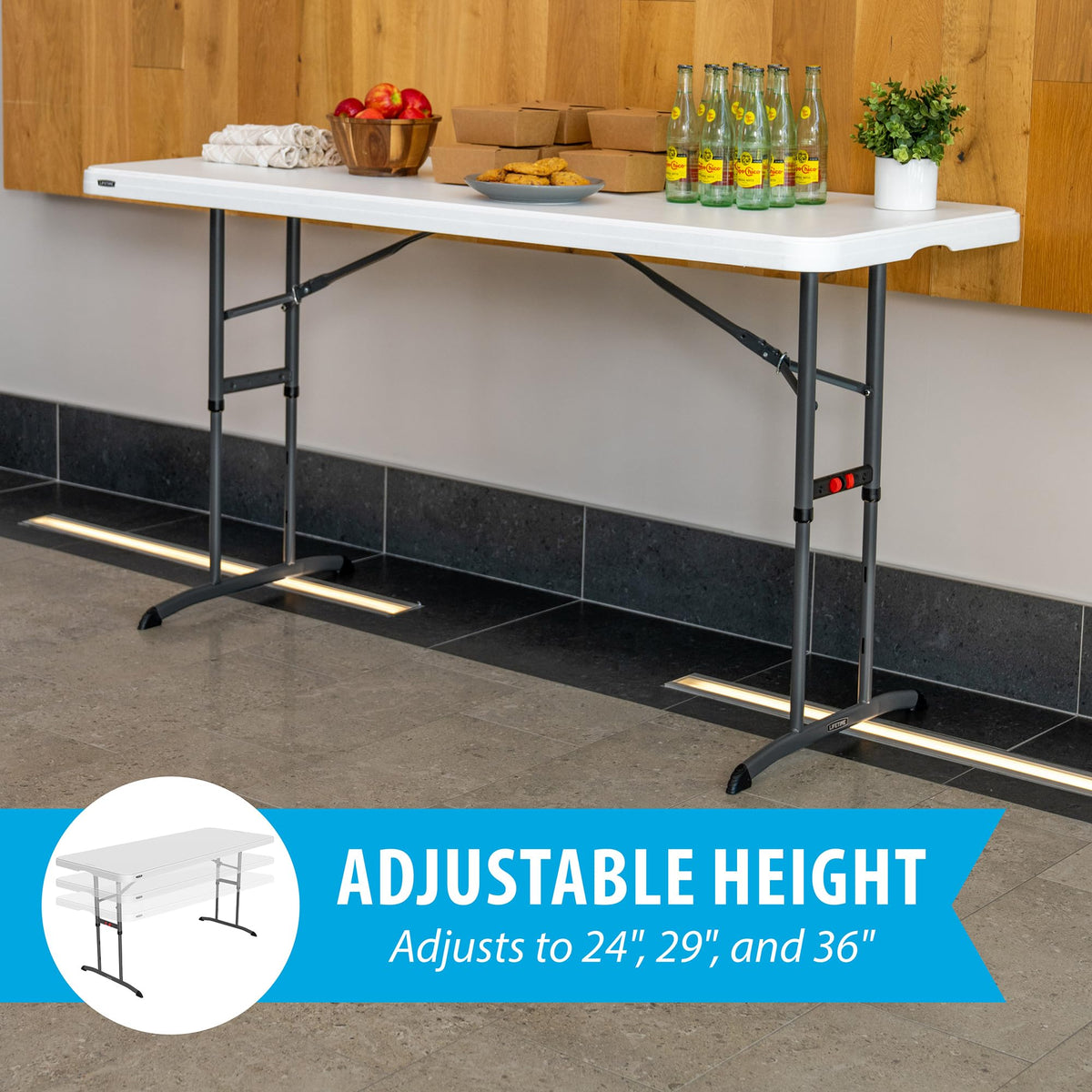 6-Foot Adjustable Height Nesting Table N321031
