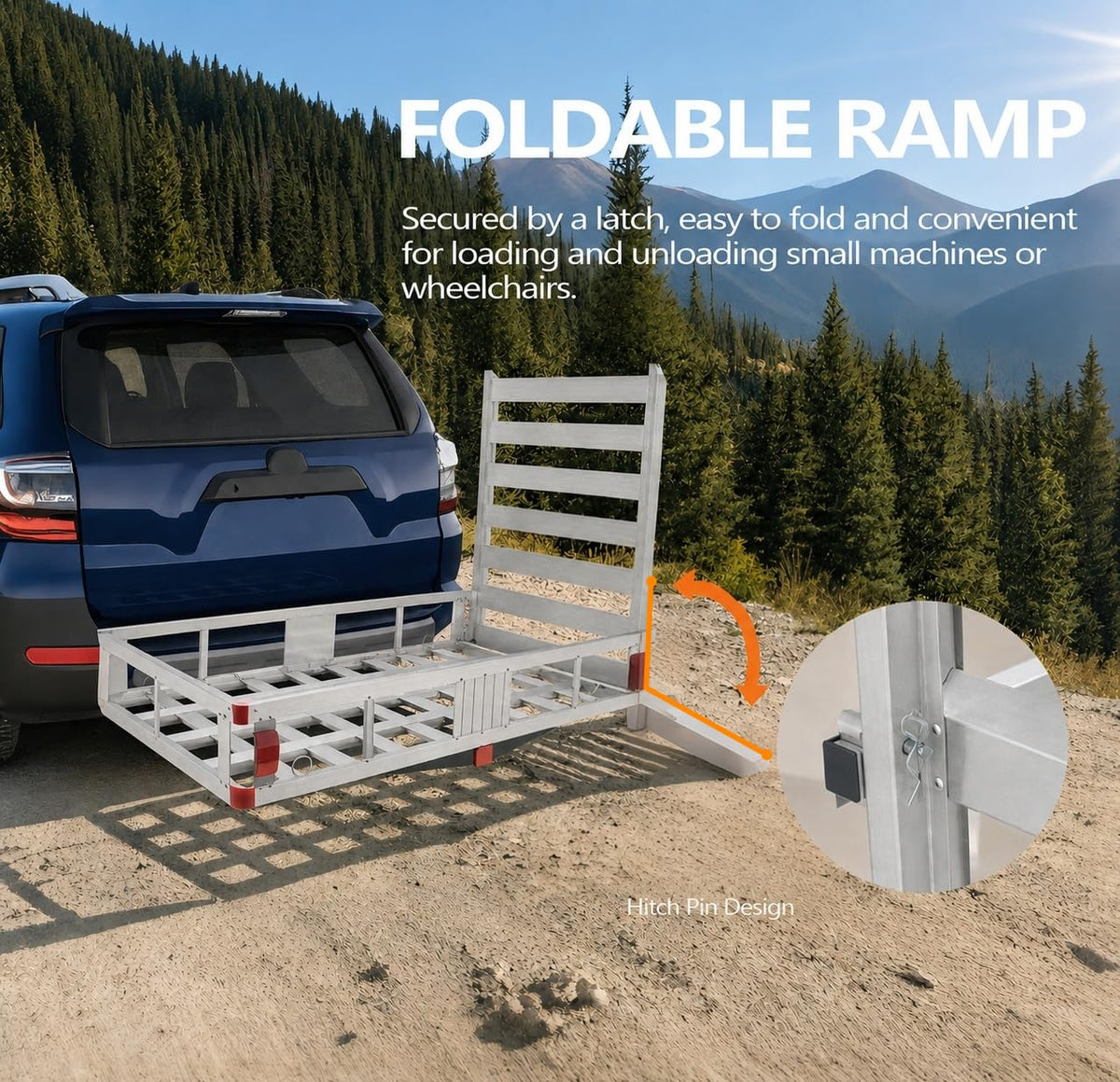 Hitch Cargo Carrier with Ramp U979793