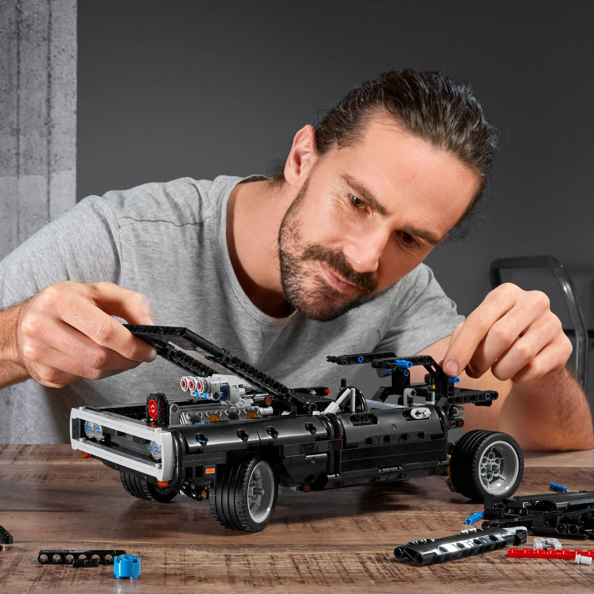 Building Toy Racing Car Model Building Kit F419