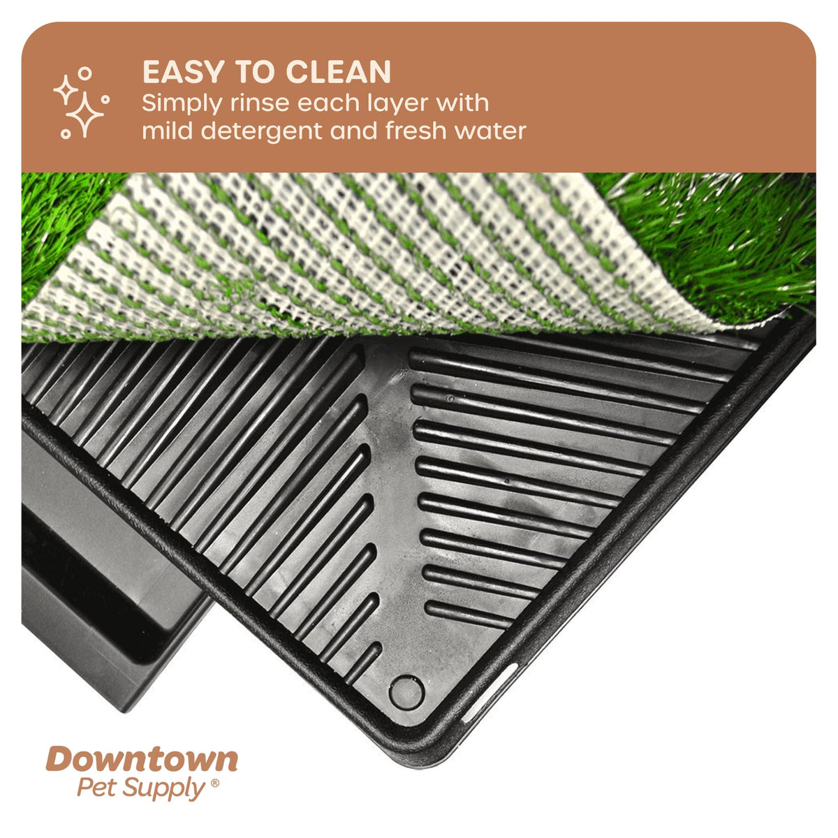 Dog Grass Pad with Tray 20 x 25 with Drawer E273448