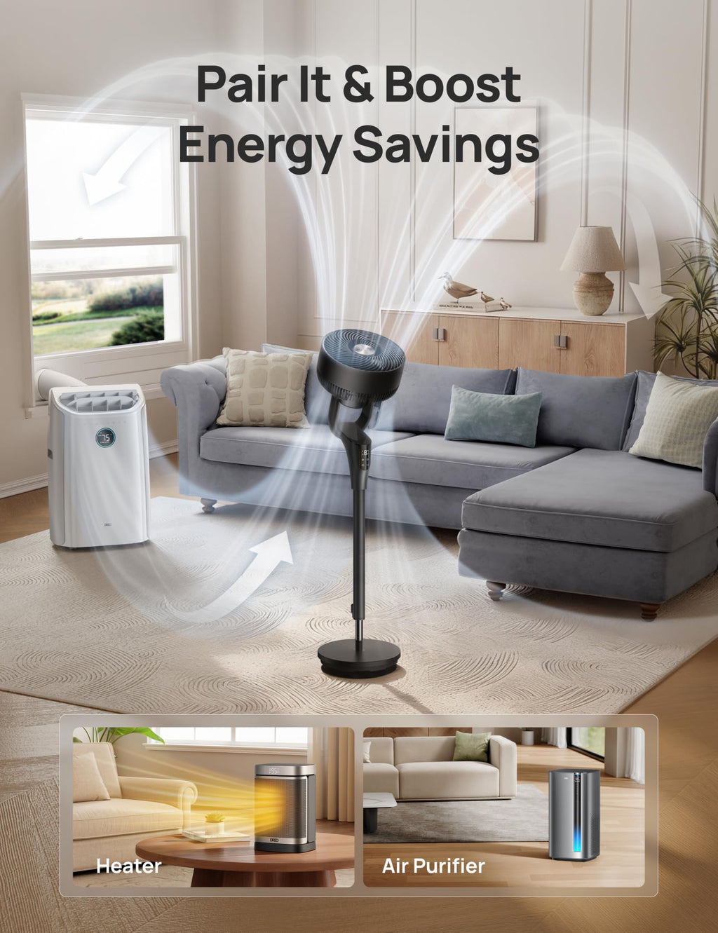 Oscillating Standing Fan S4002