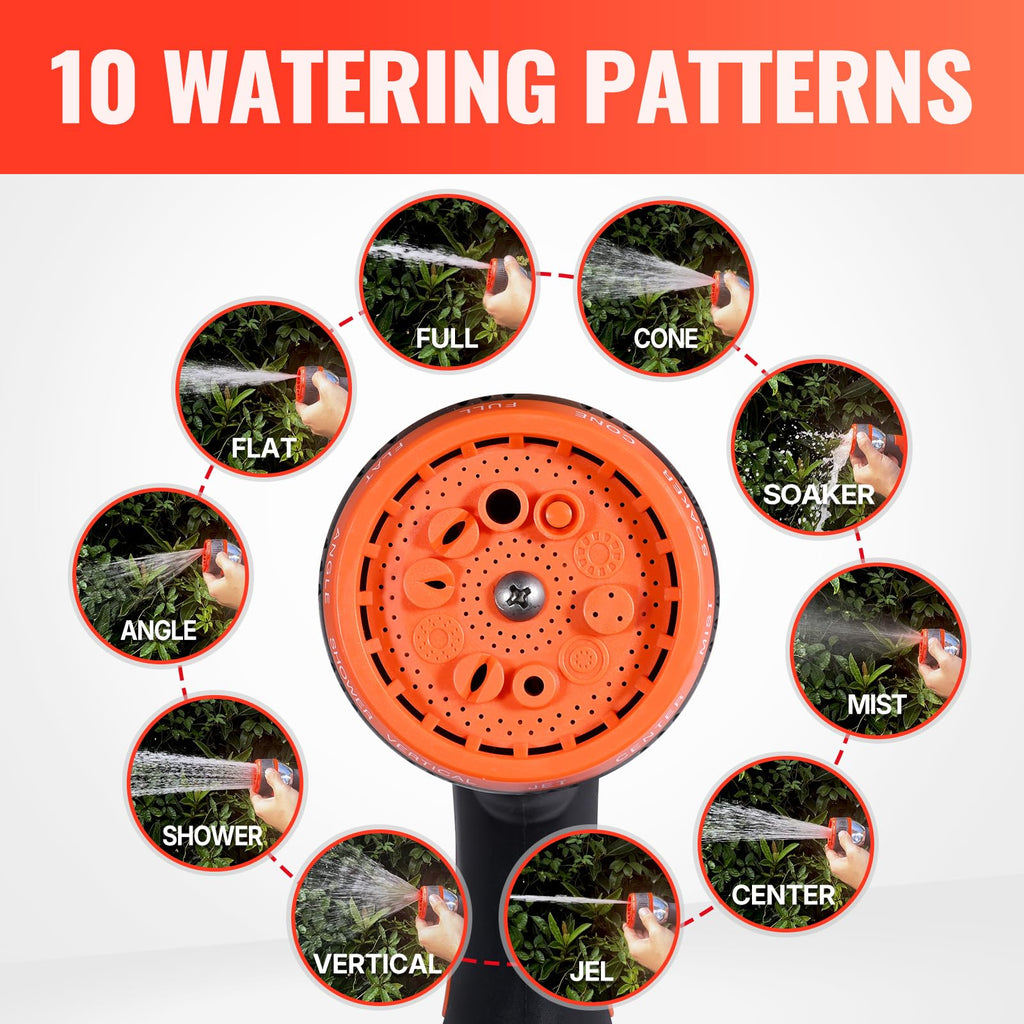 100FT Garden Hose with 10 Function Nozzle S867259