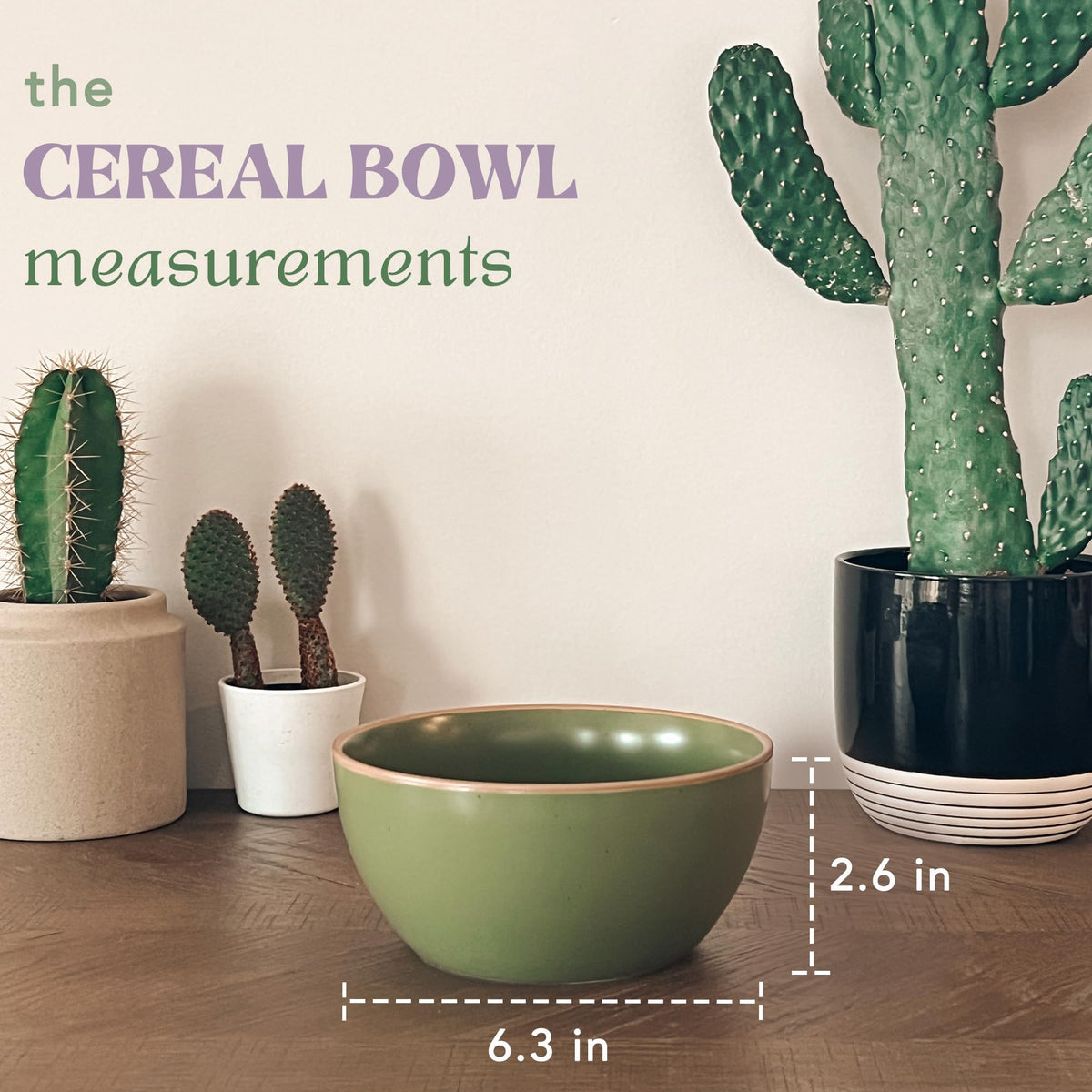 Ceramic Matte Bowls Set of 4 28oz H4486