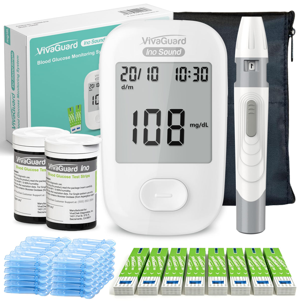 Talking Blood Glucose Monitor Kit I312