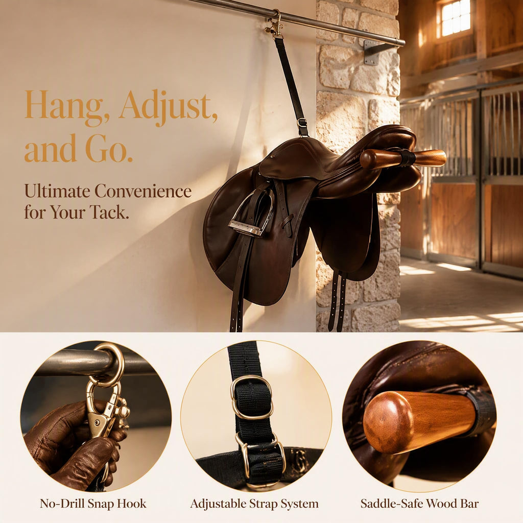 Portable Adjustable Saddle Rack X40912