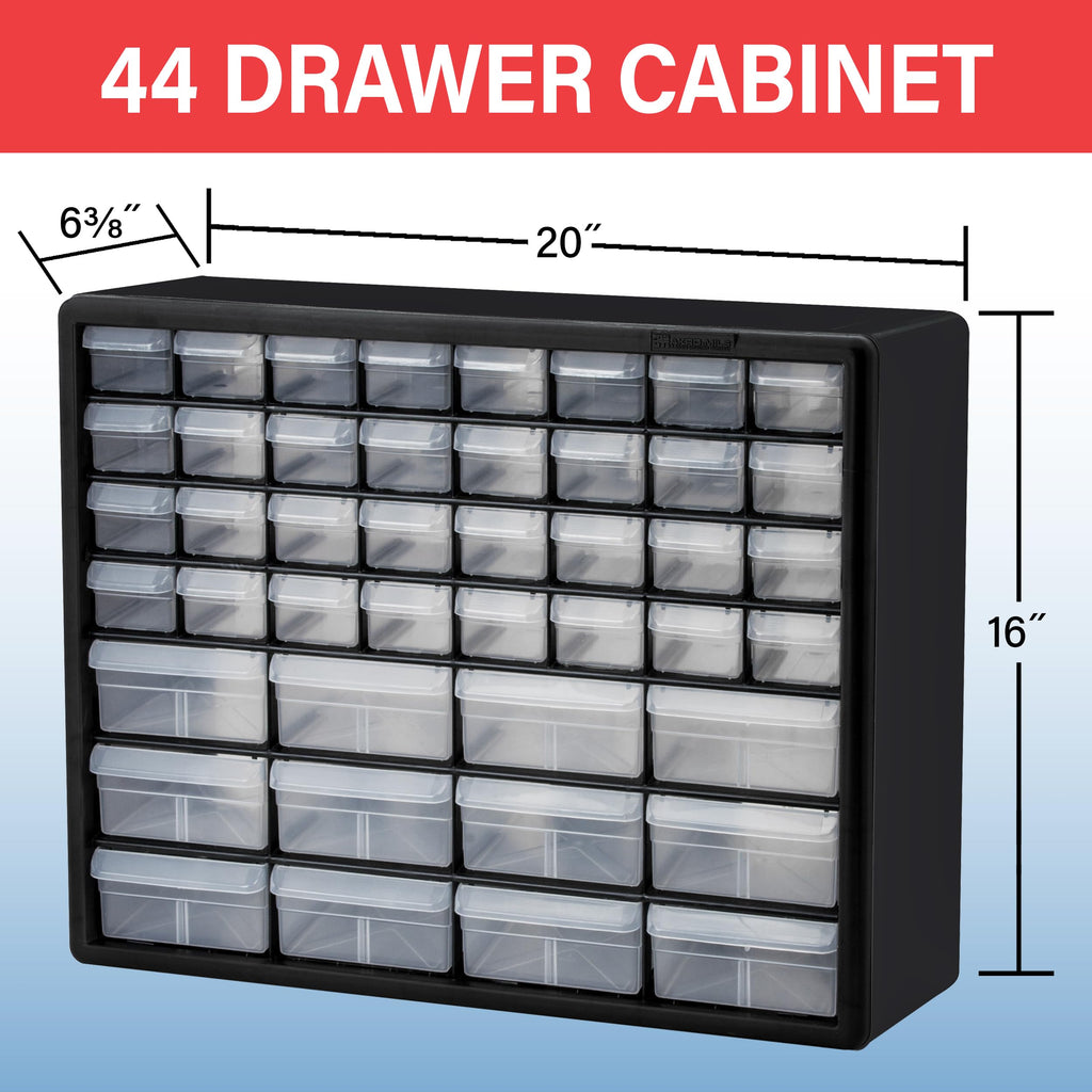 44 Drawer Black Plastic Storage Cabinet Z394