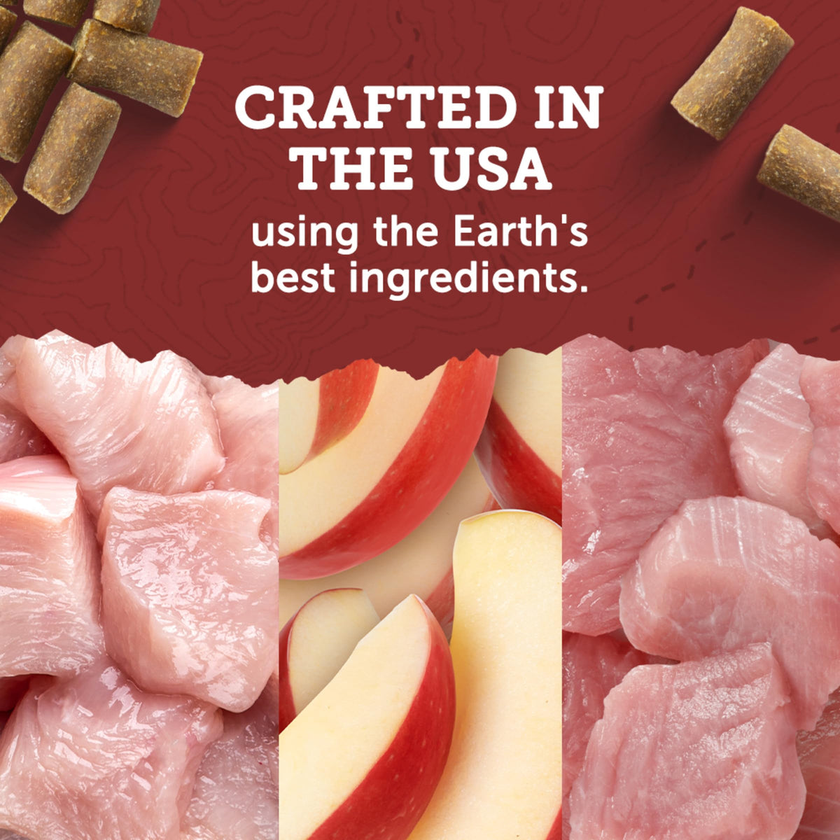 Chicken and Apple Recipe Dog Treats 6 oz M53997