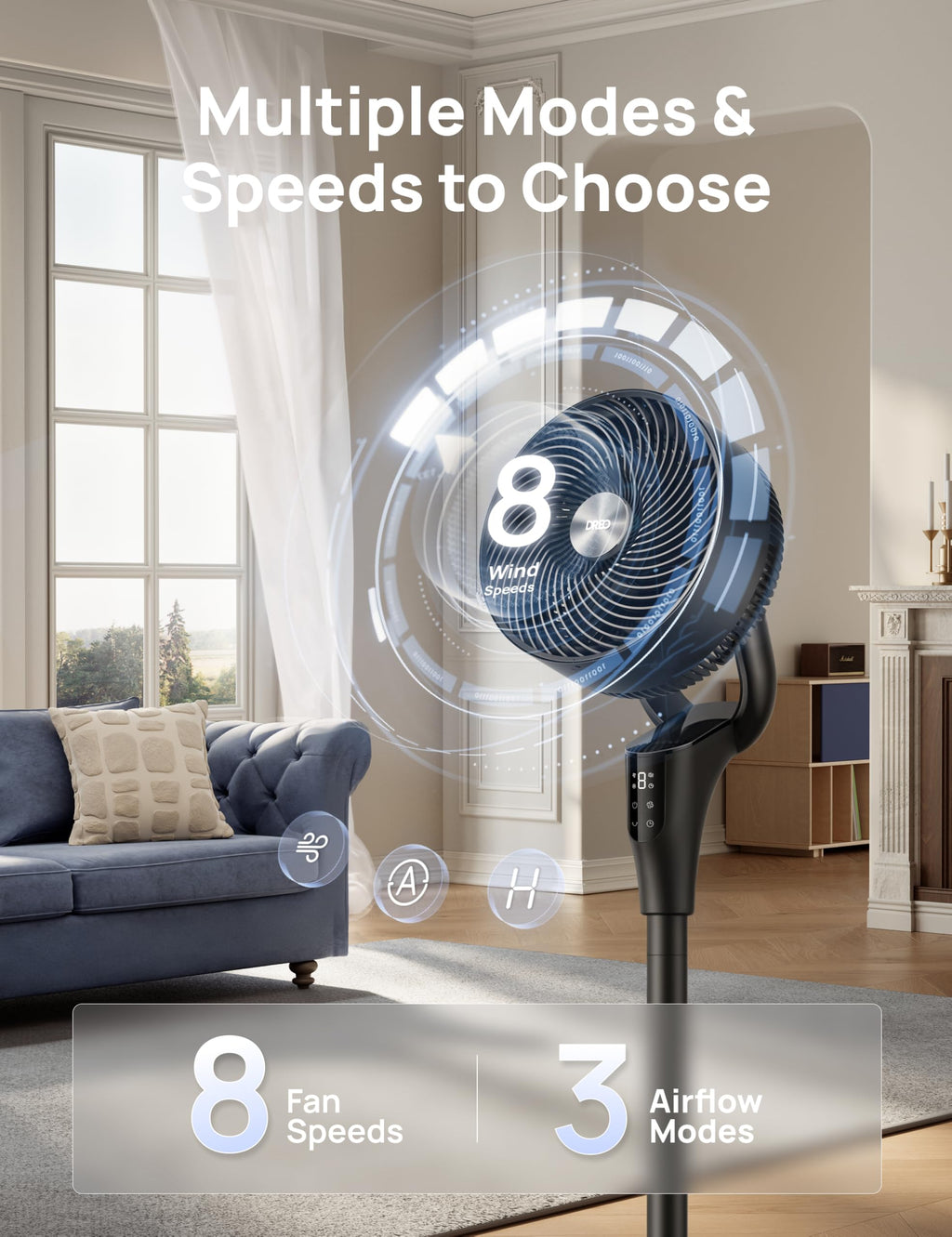 Oscillating Standing Fan S4002