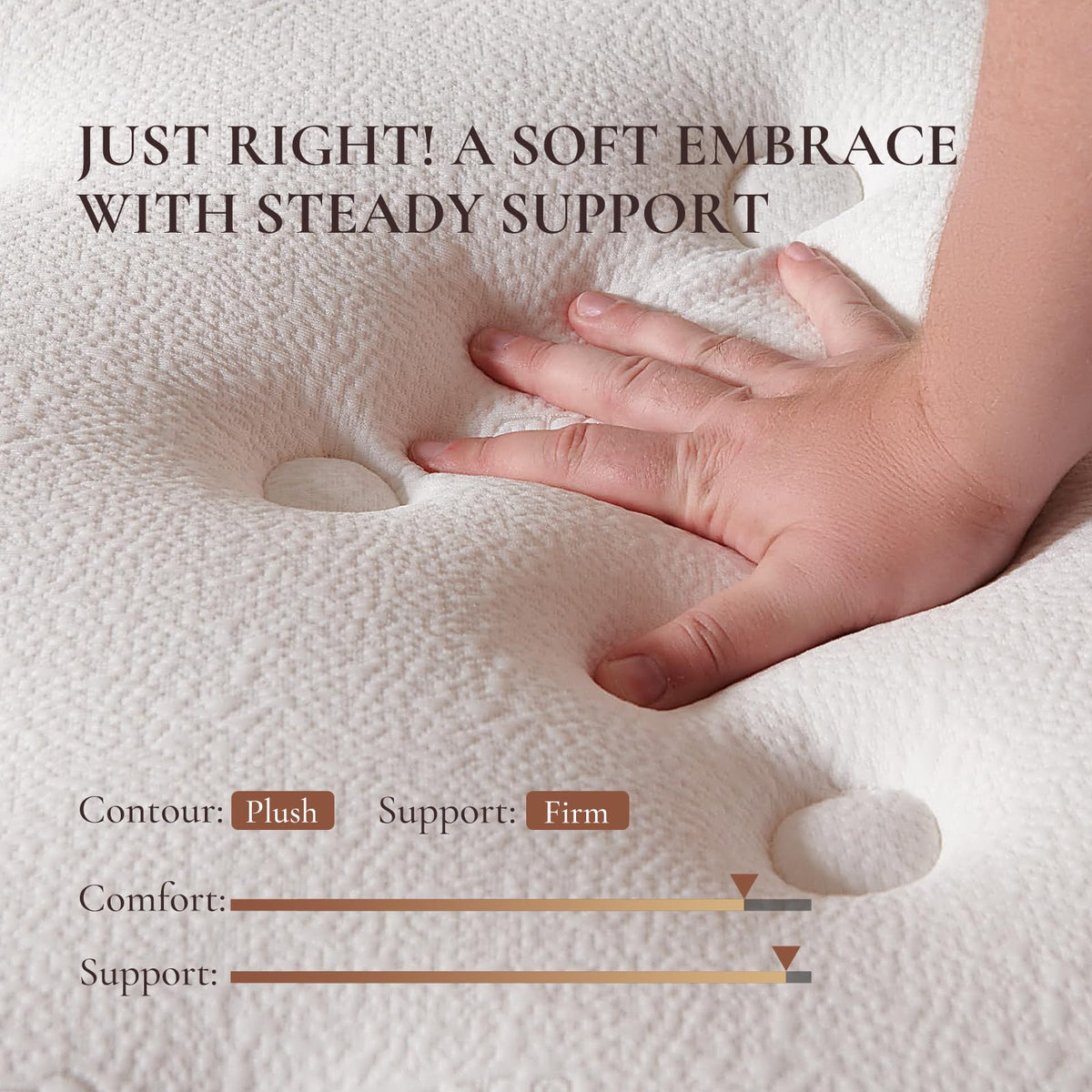 Full Size 12 Inch Medium Firm Hybrid Mattress G4994