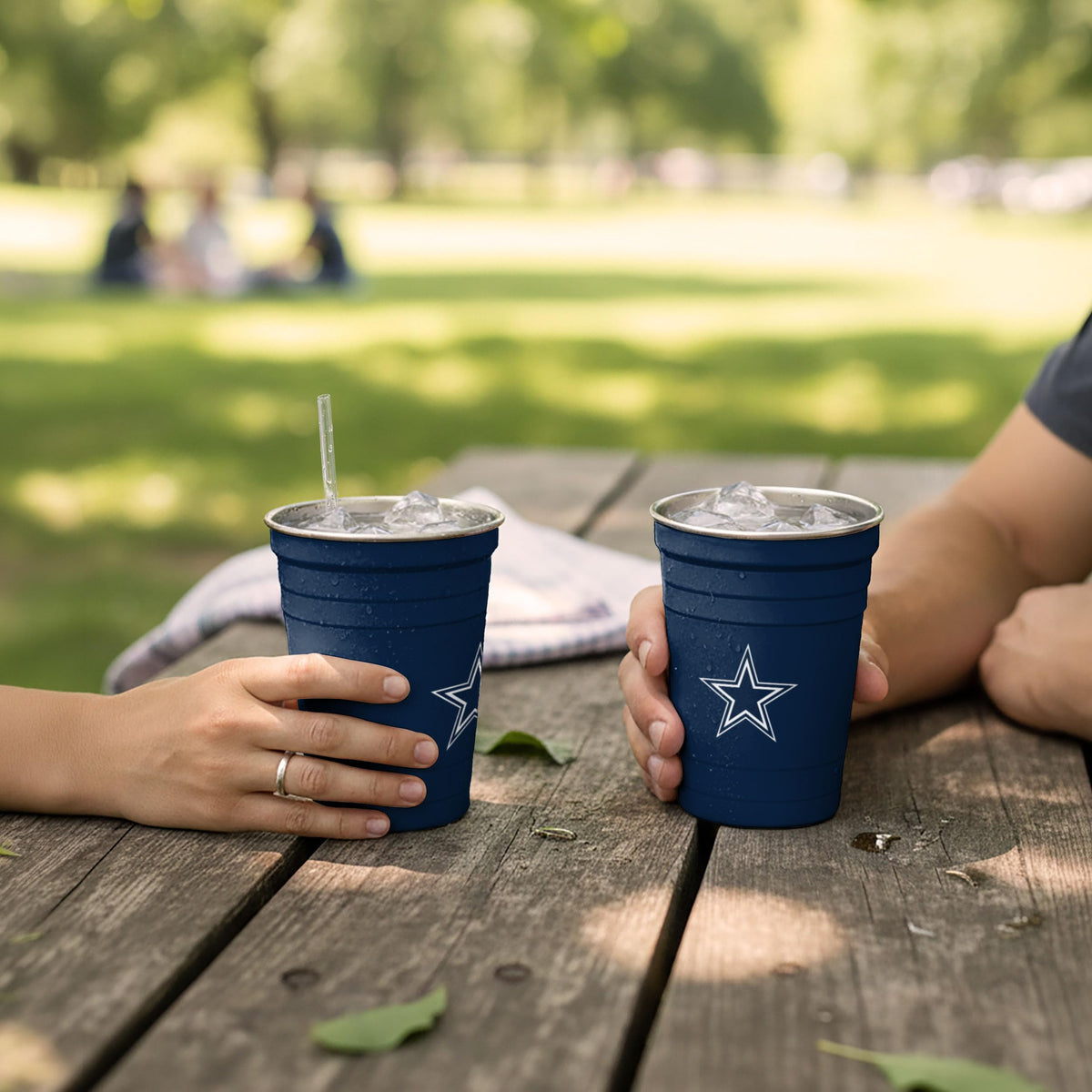 2 Pack Reusable Stainless Steel 16 oz Tumbler Cup N73074