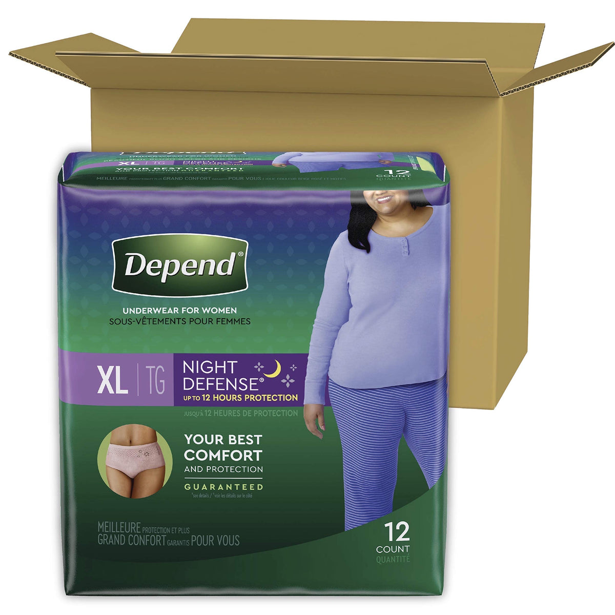 Blush XL Incontinence Underwear and Disposable Bed Pads M698