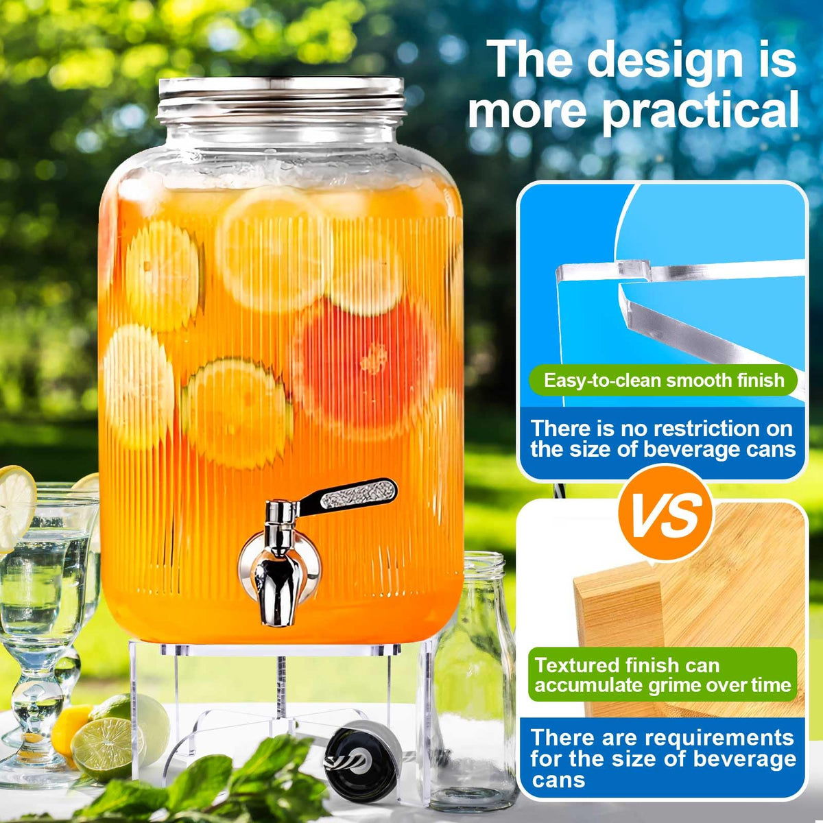 Acrylic Beverage Dispenser Stand Z796813