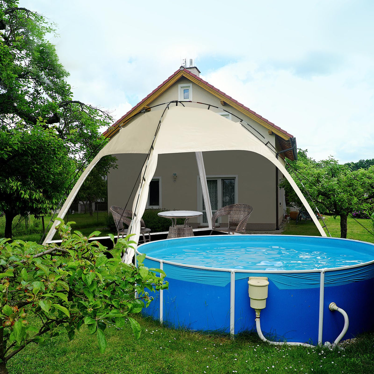 10'x10' Screen Tent with Removable Floor and Mosquito Netting K581990