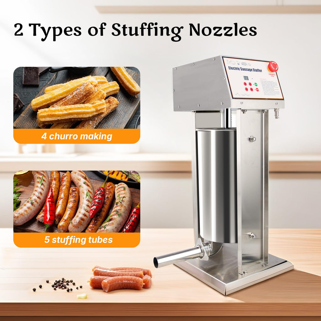 Stainless Steel Electric 15 Liter Sausage Stuffer F9604
