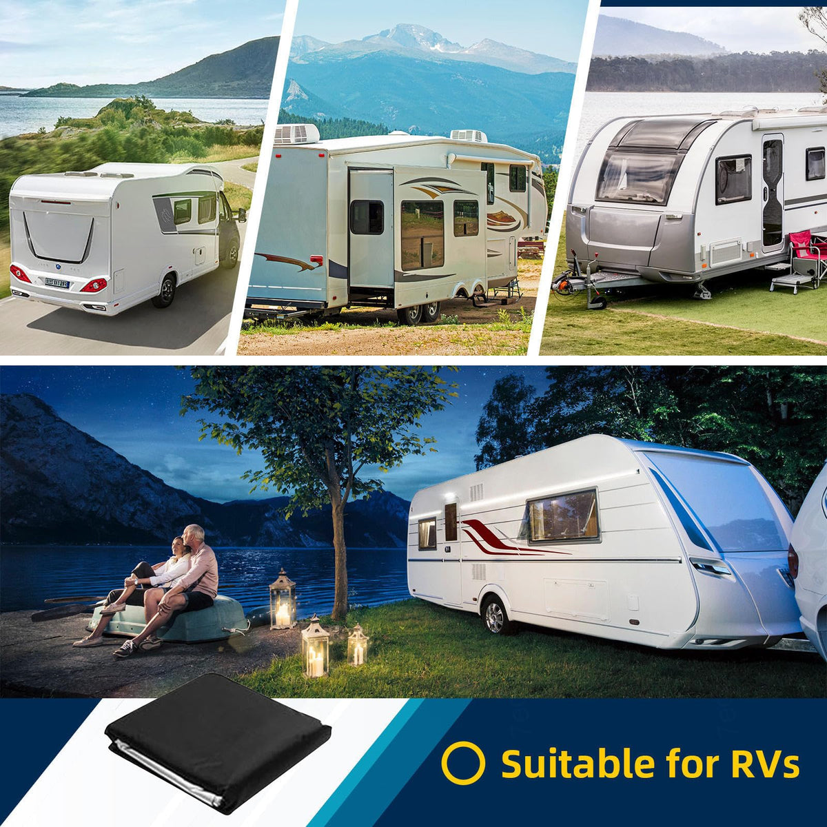 12-42 ft Travel Trailer RV Cover J5293