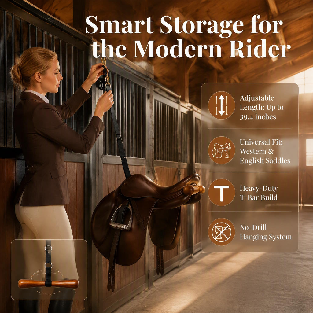 Portable Adjustable Saddle Rack X40912