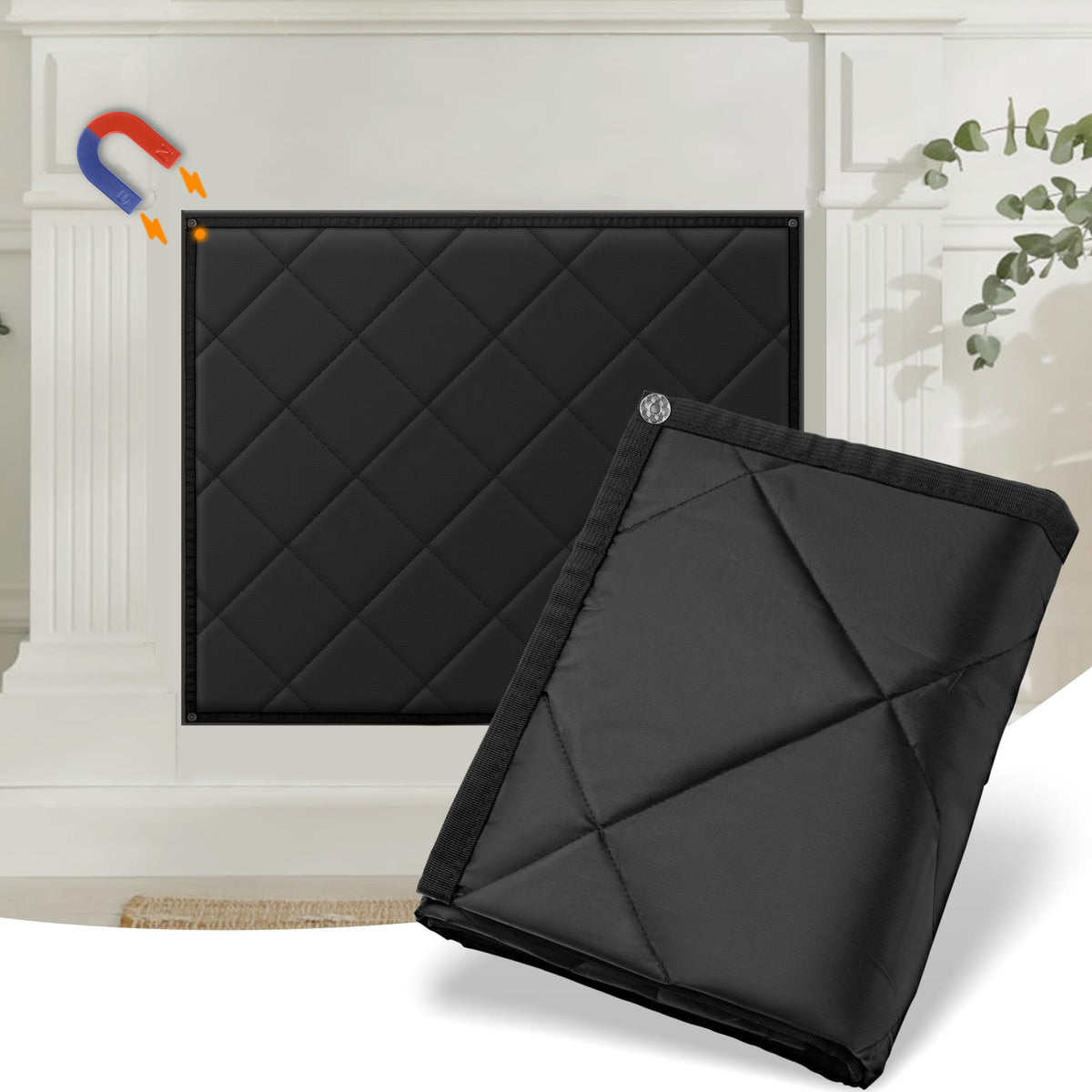 Magnetic Fireplace Cover 36" x 30" B756731
