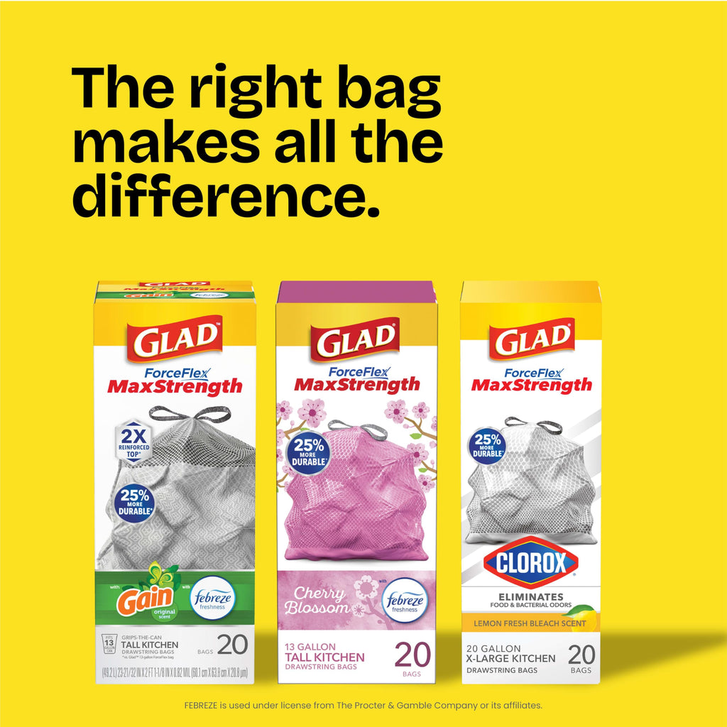 Tall Kitchen Trash Bags 13 Gal 34 Ct I5428