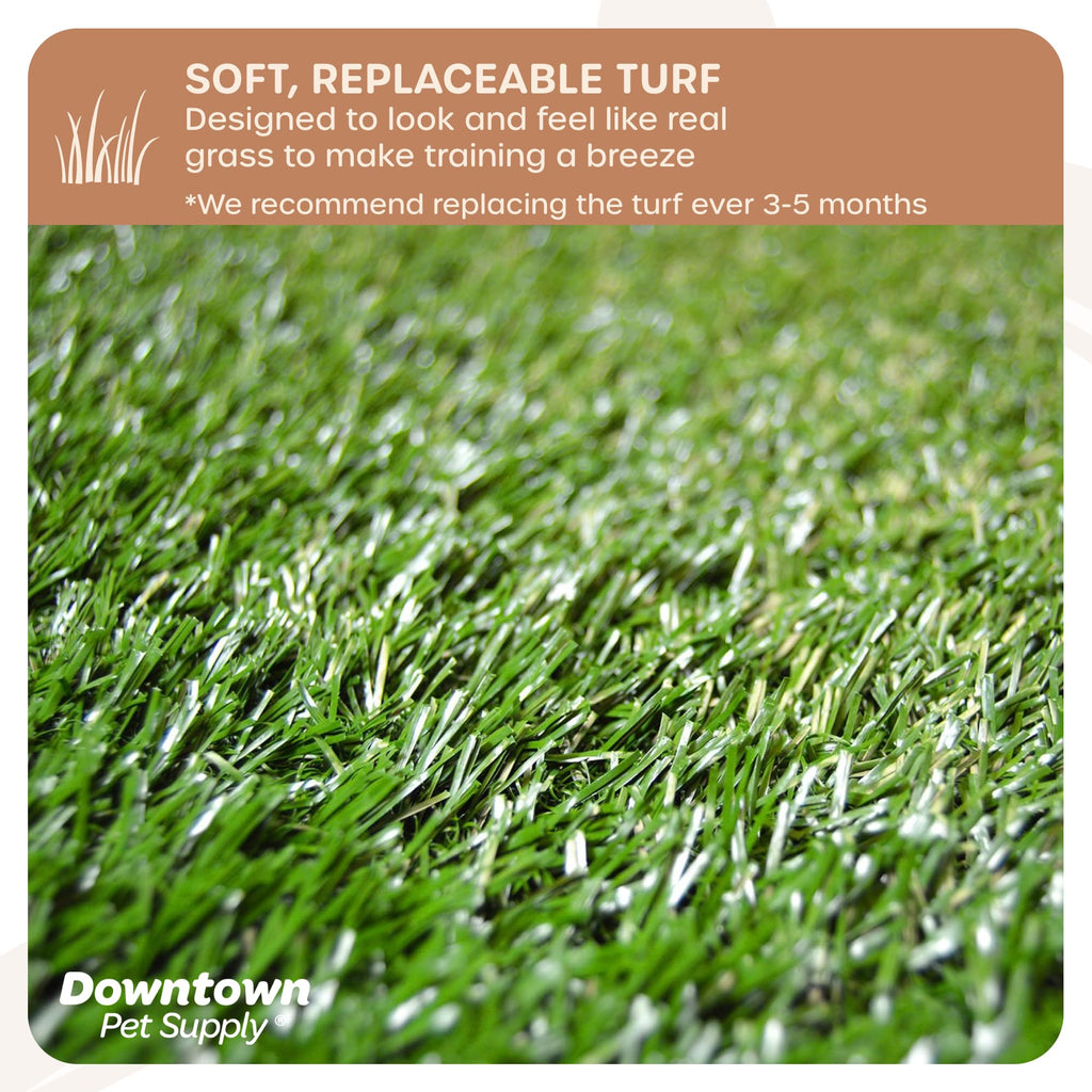 Dog Grass Pad with Tray 20 x 25 with Drawer E273448