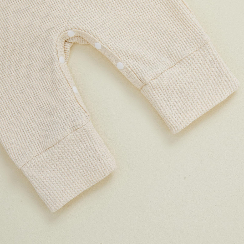 Baby Girl Long Sleeve Jumpsuit with Headband Y984144