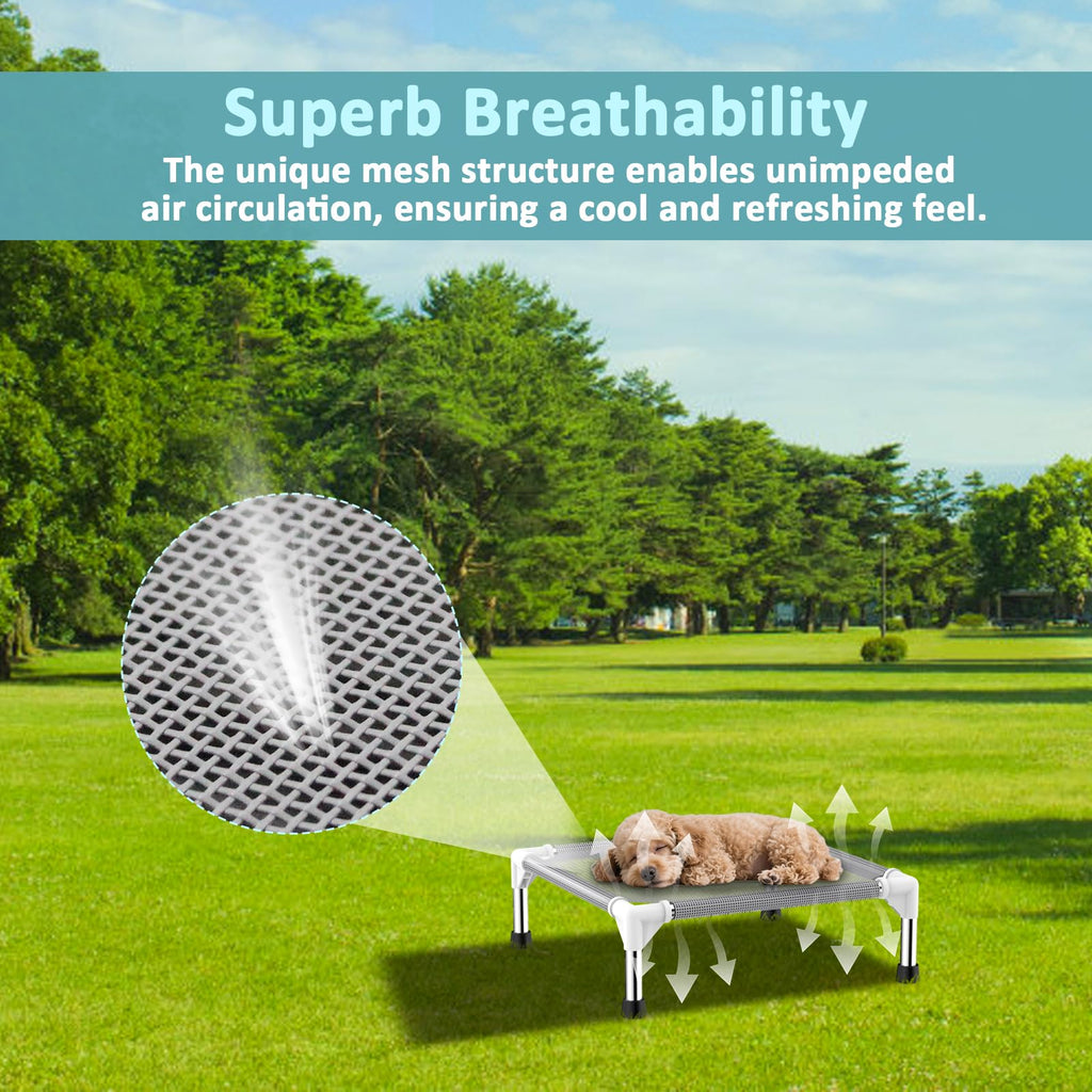 Lightweight Elevated Dog Bed with Cooling Fabric N846