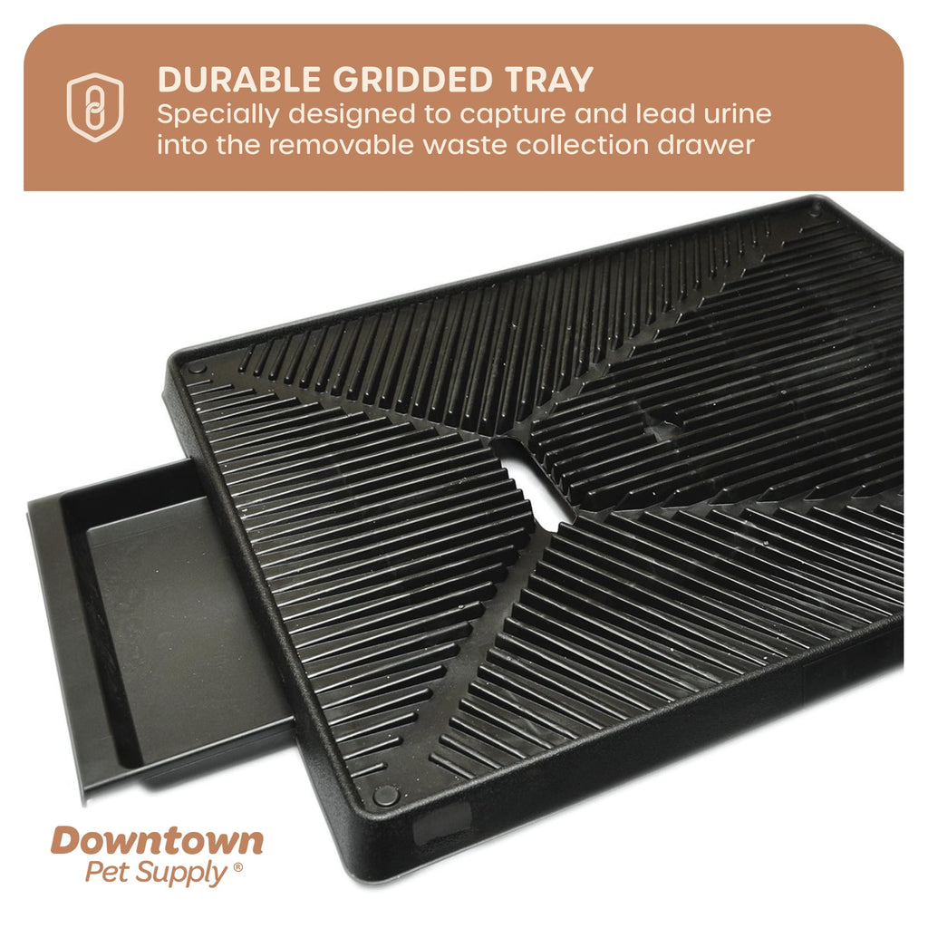 Dog Grass Pad with Tray 20 x 25 with Drawer E273448