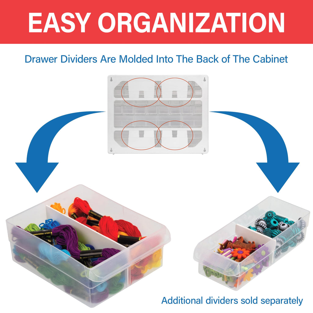 44 Drawer Black Plastic Storage Cabinet Z394