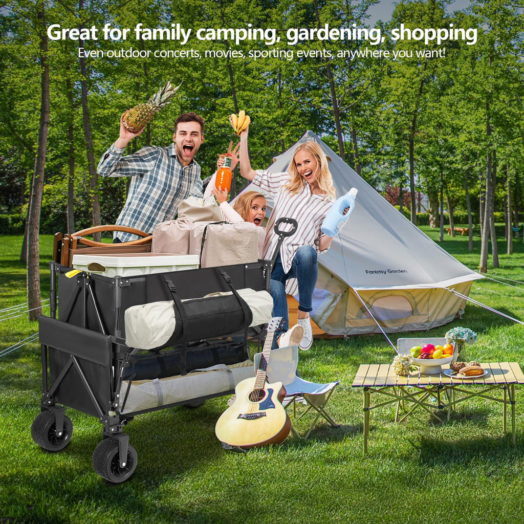 Heavy Duty Collapsible Double Decker Wagon R84981