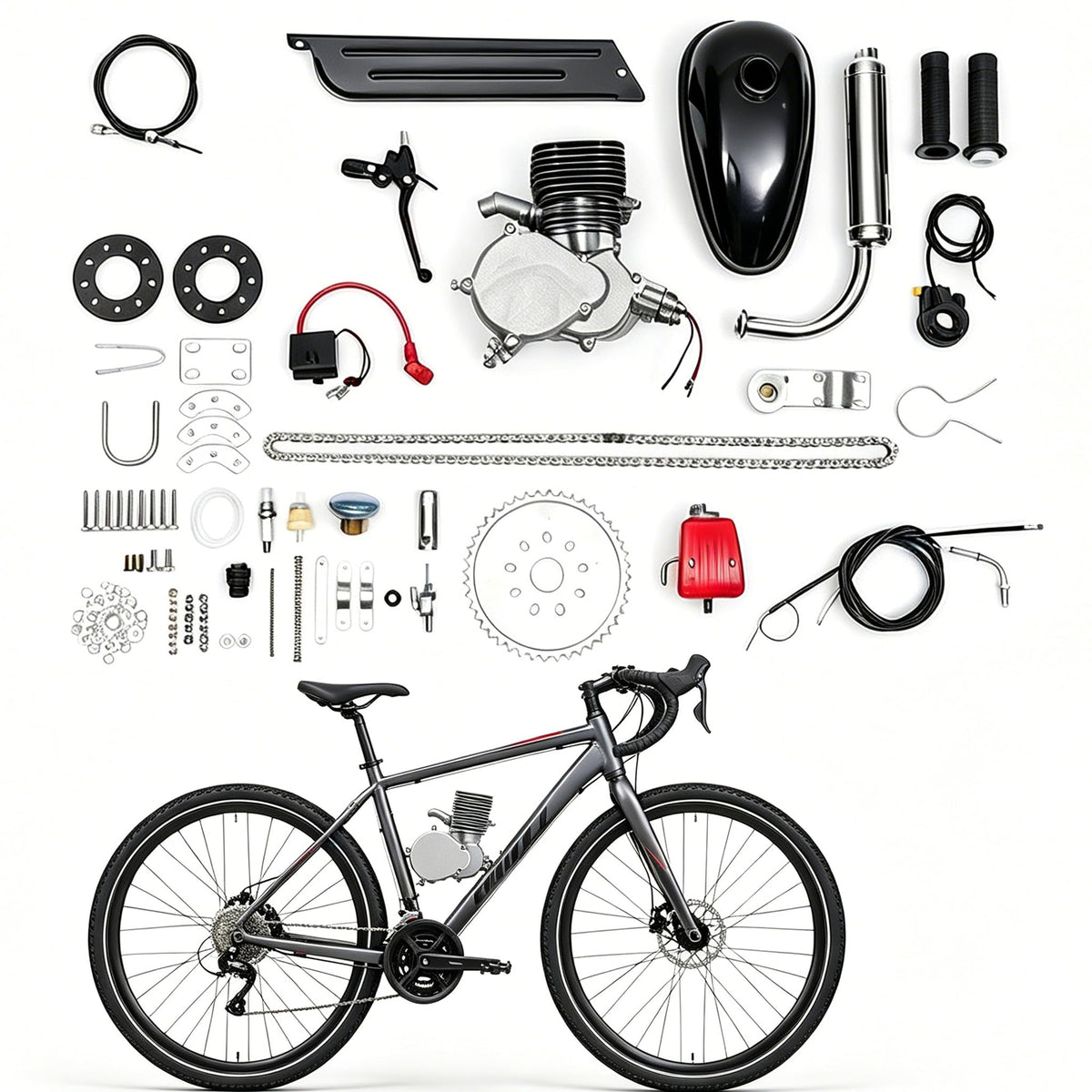 100cc 2-Stroke Bicycle Engine Kit H313