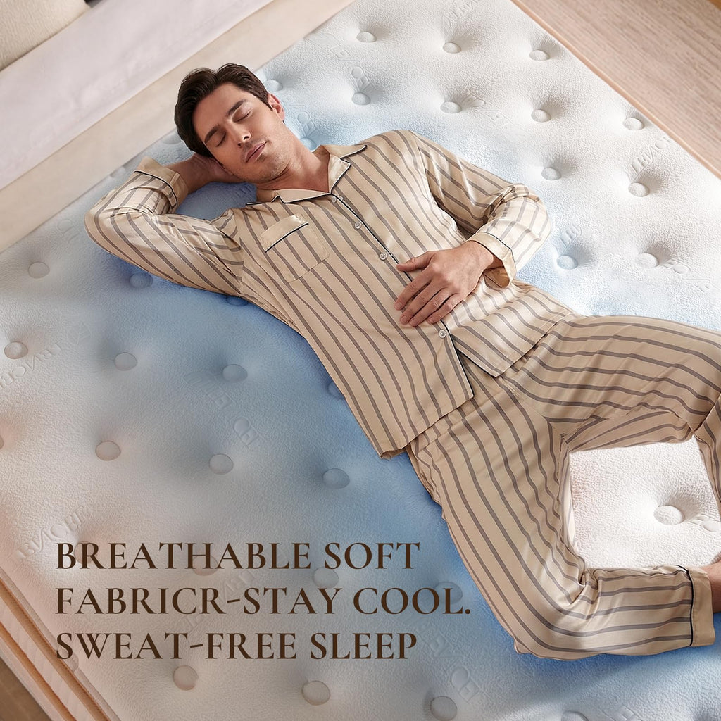 Full Size 12 Inch Medium Firm Hybrid Mattress G4994
