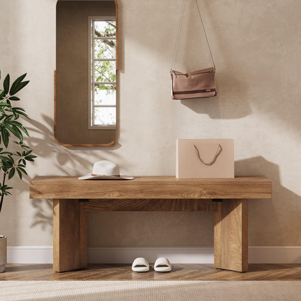 47" Wooden Bench W837589