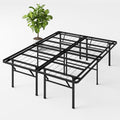 Queen Black Platform Bed Frame X976507