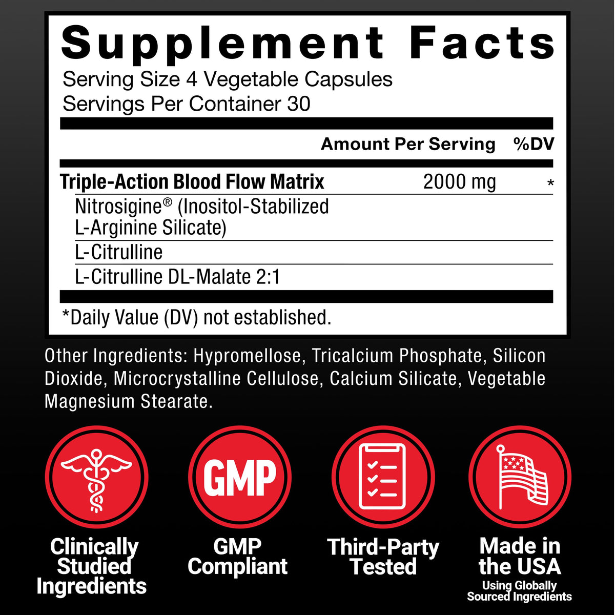 Nitric Oxide Booster with L-Arginine I571554
