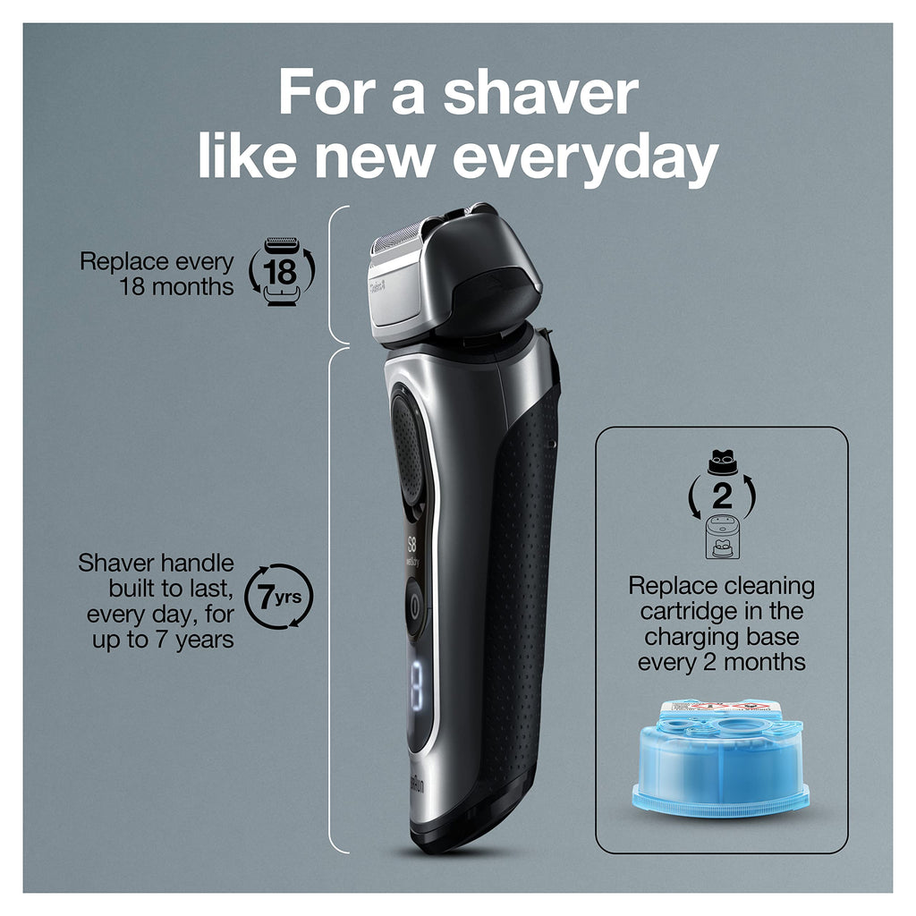 Electric Foil Shaver with Precision Beard Trimmer G77851