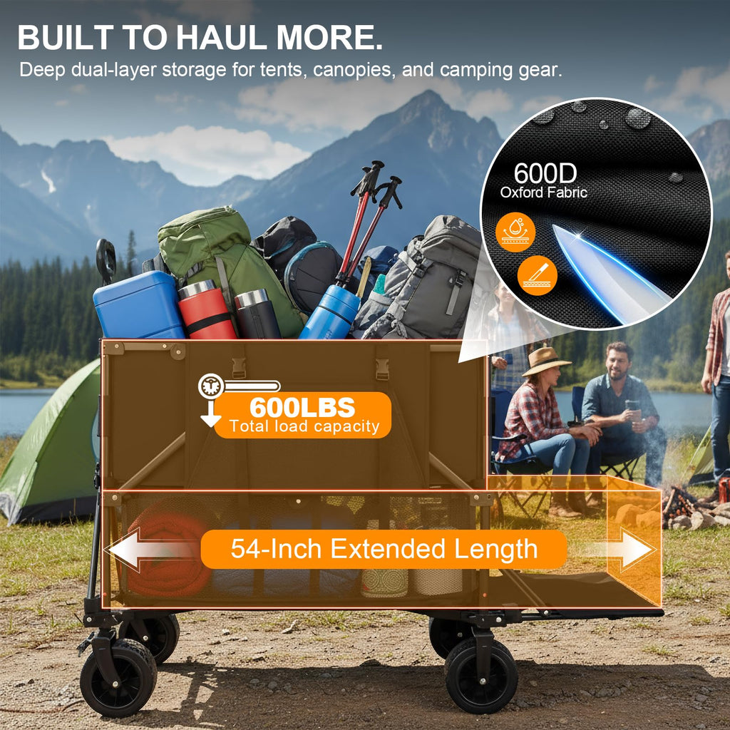 Heavy Duty Collapsible Double Decker Wagon R84981