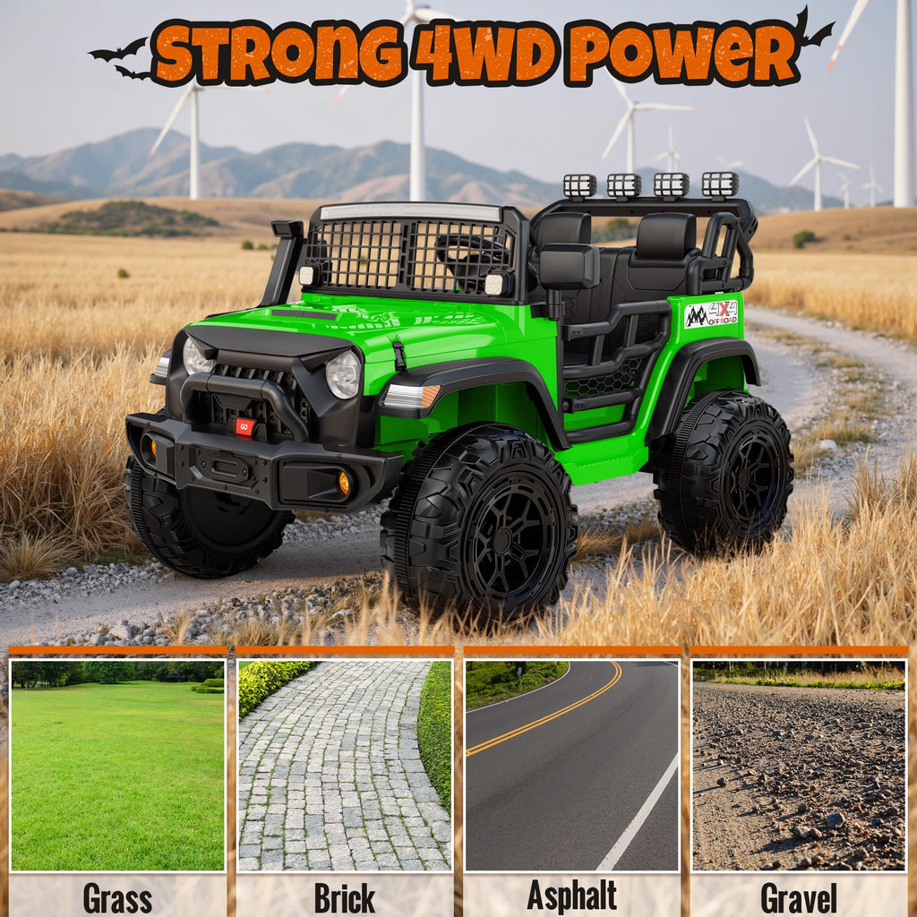 24V 2-Seater Electric Ride On Car Truck with Remote Control Q506956