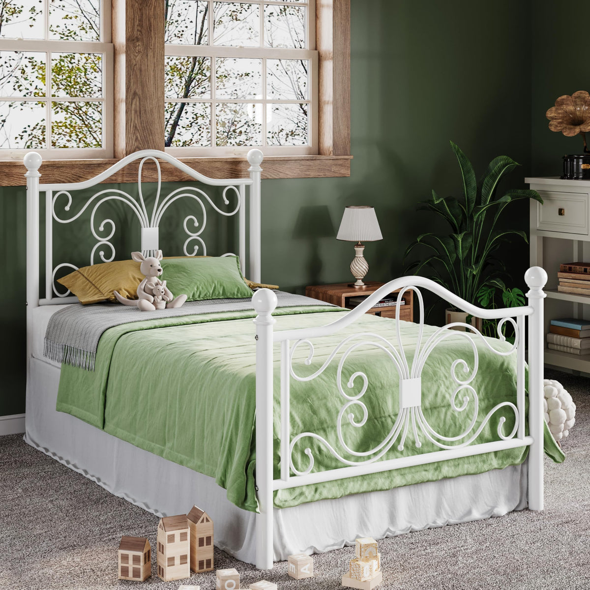 Metal Twin Platform Bed Frame Z3087