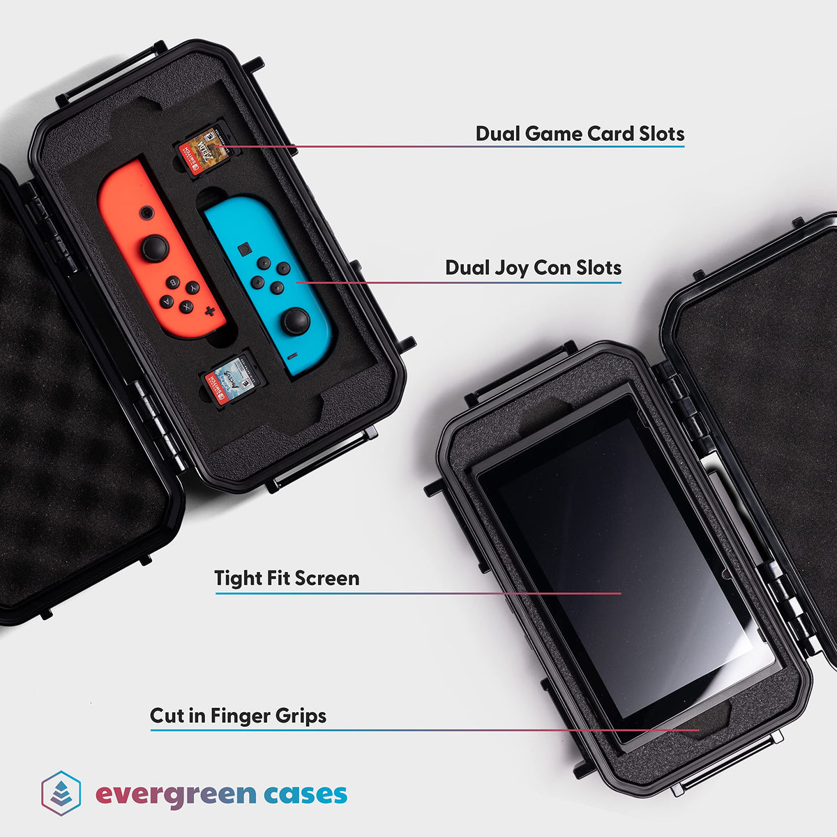 Waterproof Protective Hard Case Compatible with Nintendo Switch and OLED Model T523677